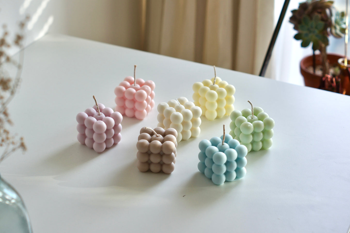 bubble candle | home decor
