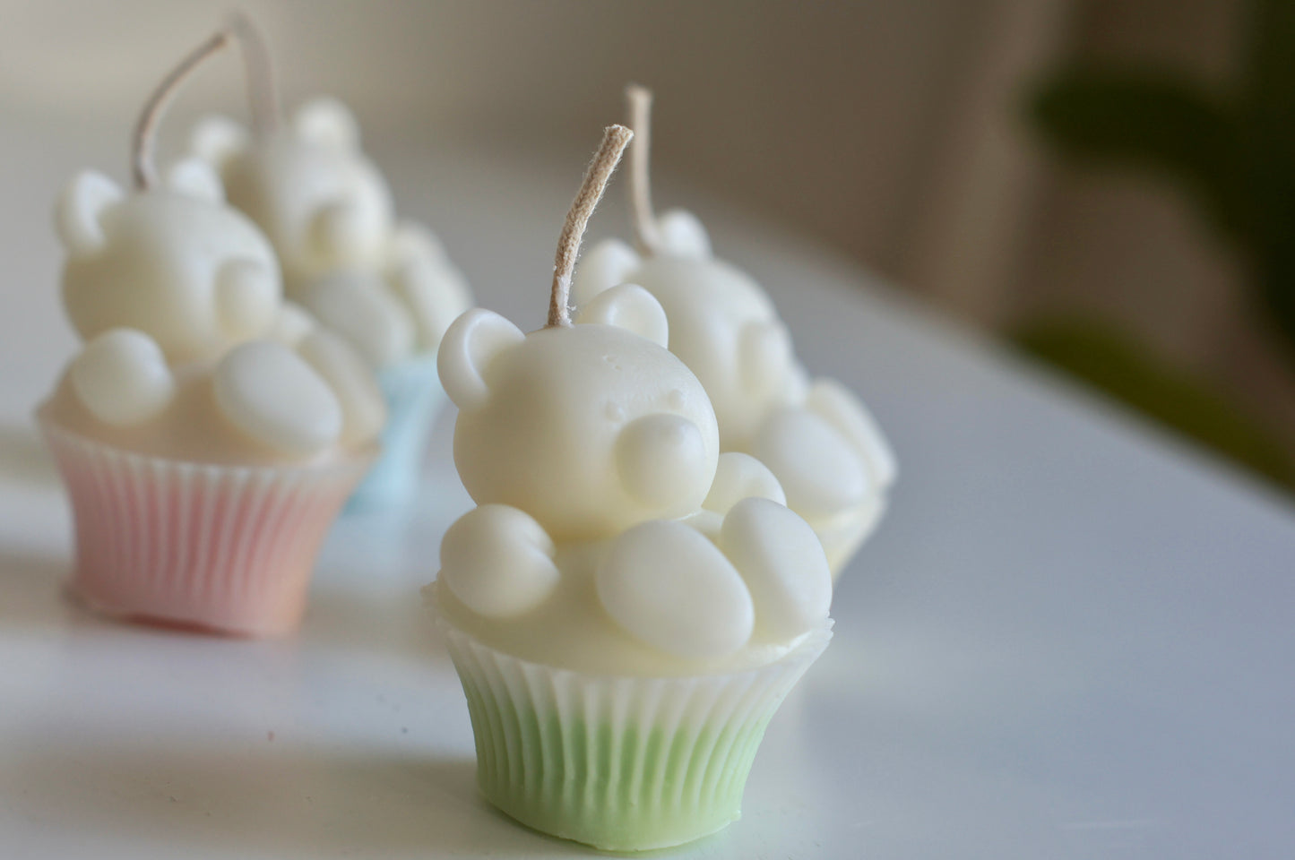 Muffin cup bear candle | home decor (mini/ big) gift