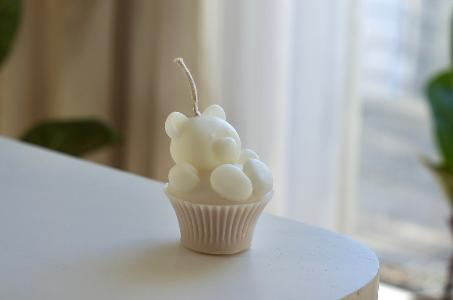 Muffin cup bear candle | home decor (mini/ big) gift
