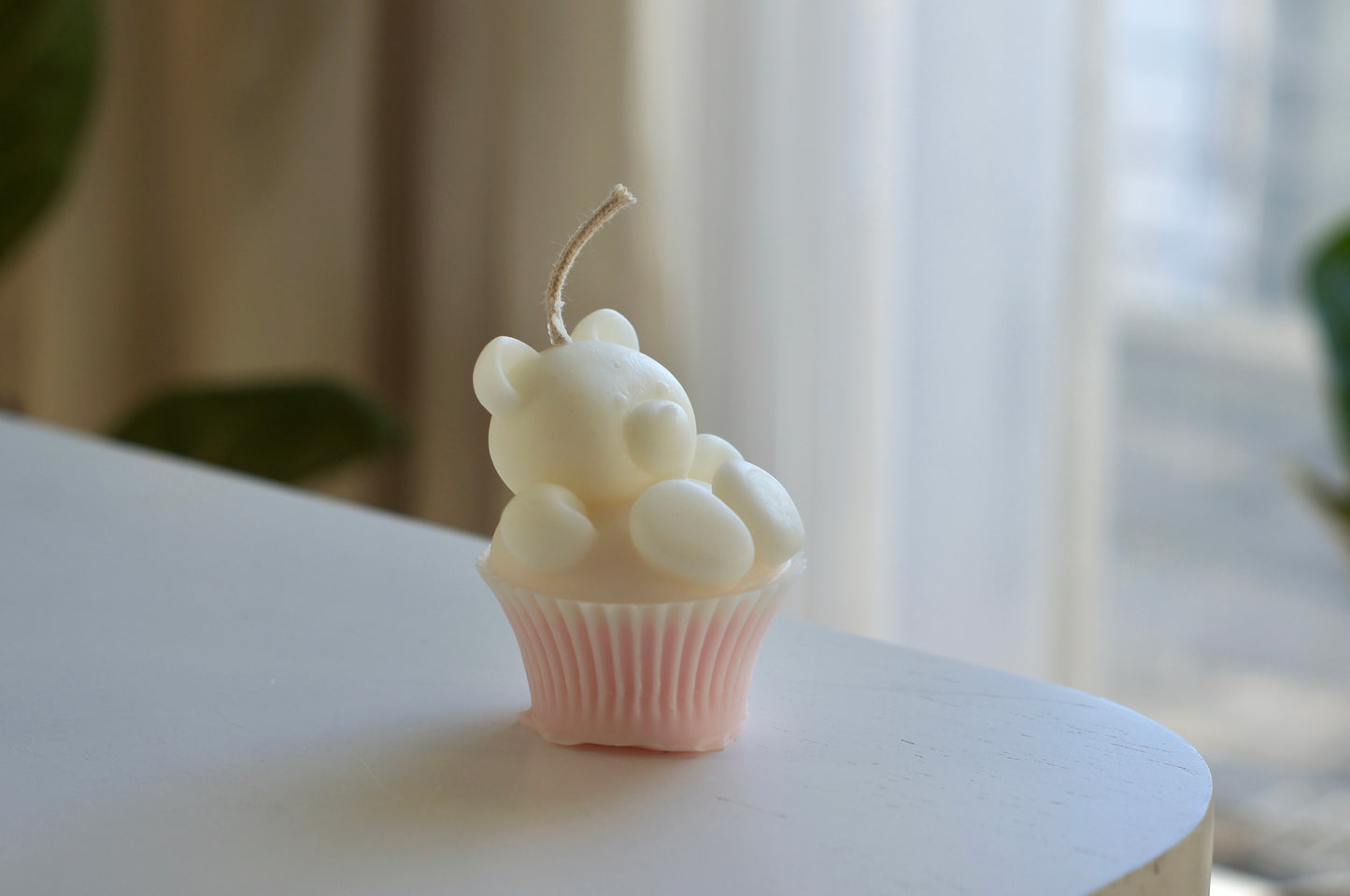 Muffin cup bear candle | home decor (mini/ big) gift