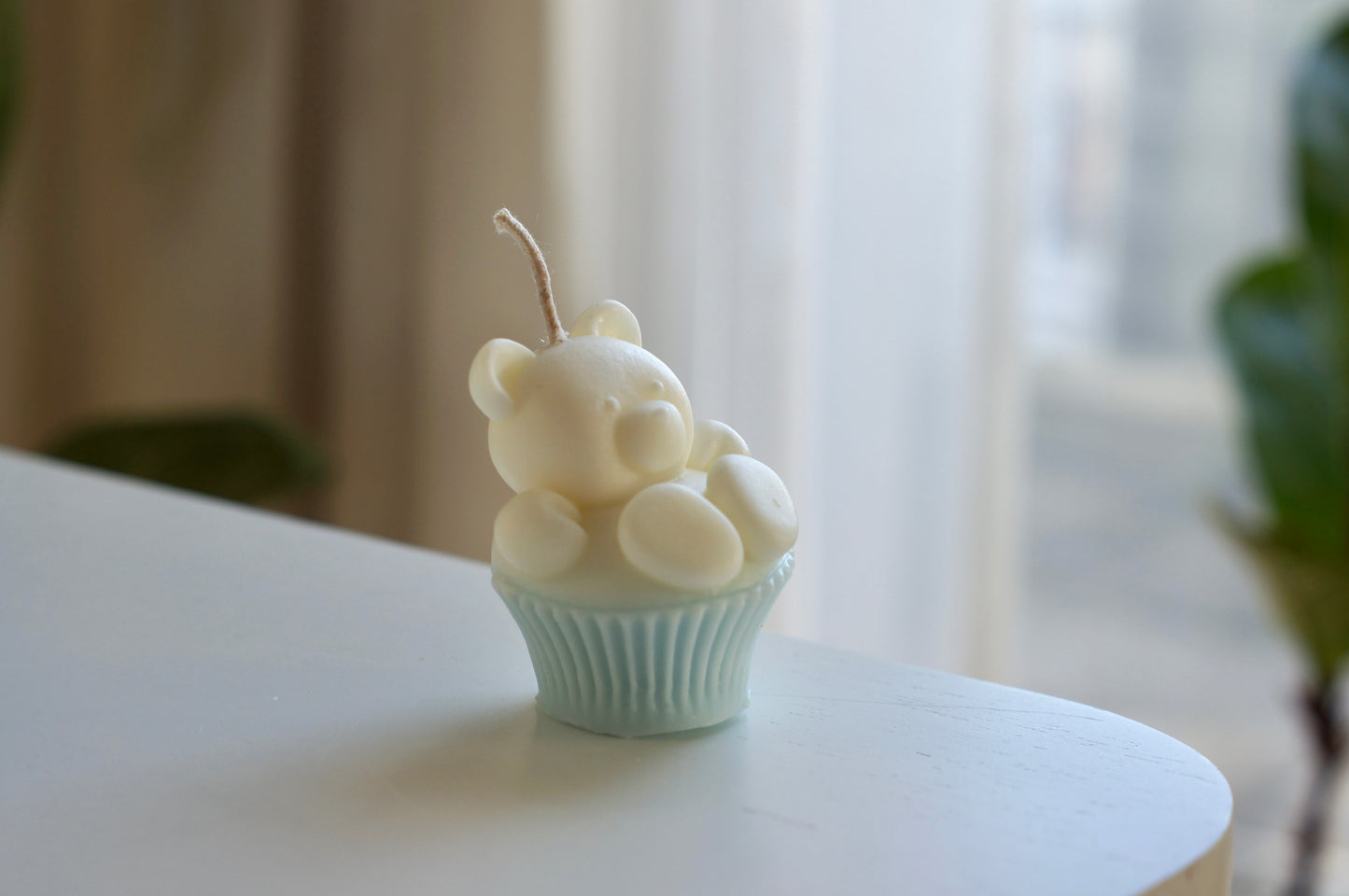 Muffin cup bear candle | home decor (mini/ big) gift