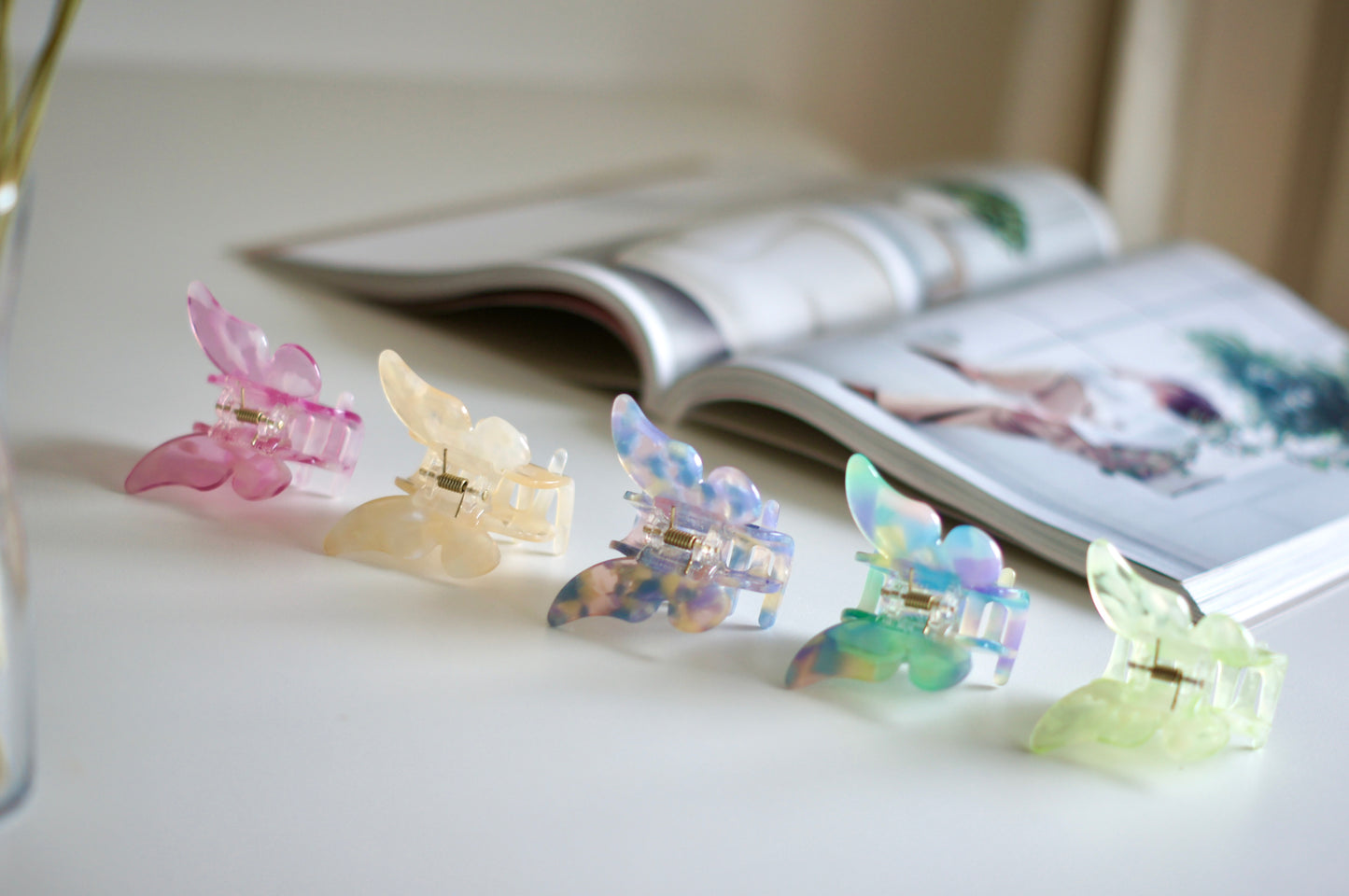 Butterfly hairclips