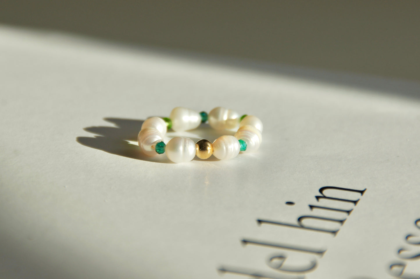 ring one size | pearl rings | christmas gift